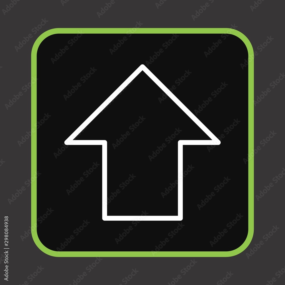 Upward Arrow Icon For Your Design,websites and projects. Upward Arrow Icon For Your Design,websites and projects.
