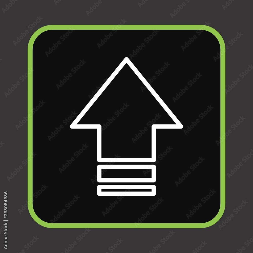 Upward Arrow Icon For Your Design,websites and projects. Upward Arrow Icon For Your Design,websites and projects.