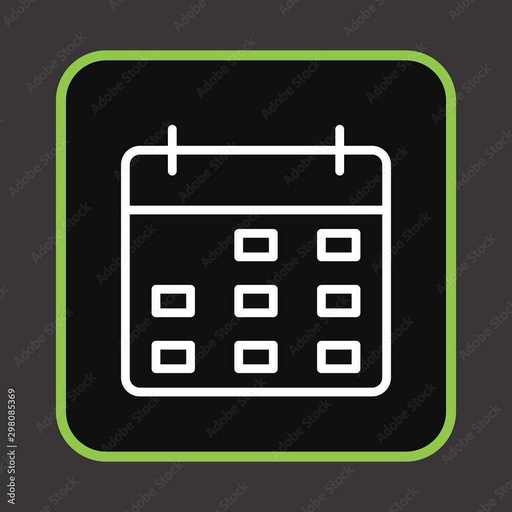 Calendar Icon For Your Design,websites and projects.