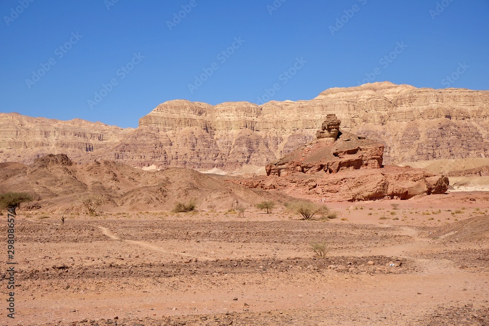  Rock on the desert in Israel