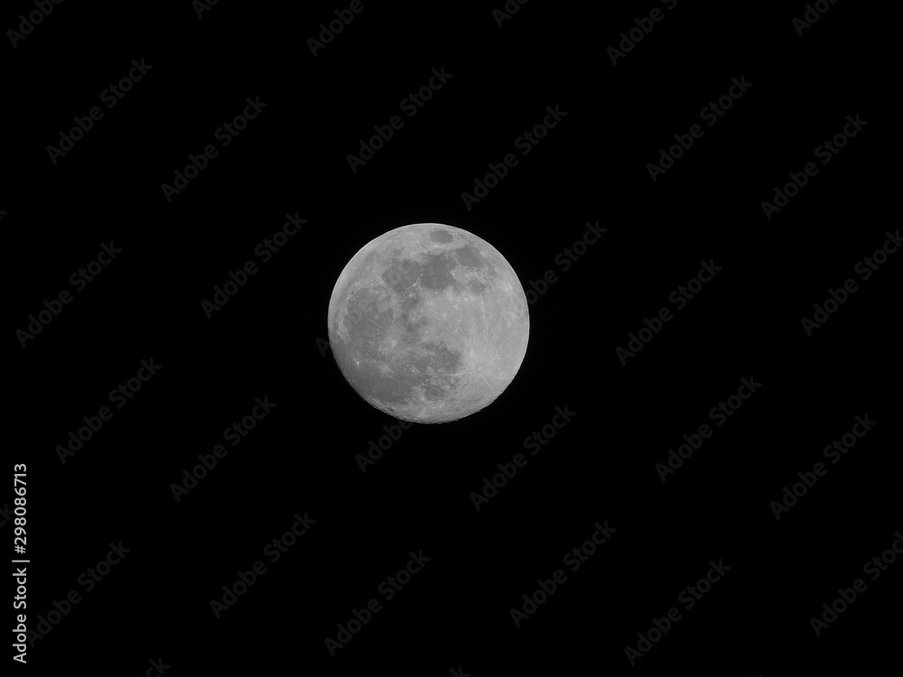 Full moon photographed in Salzburg, Austria Full moon photographed in Salzburg, Austria