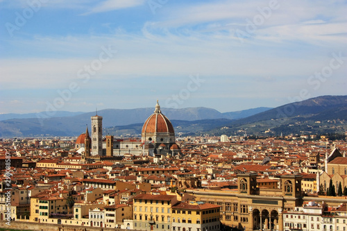 The ancient city of Florence, Italy
