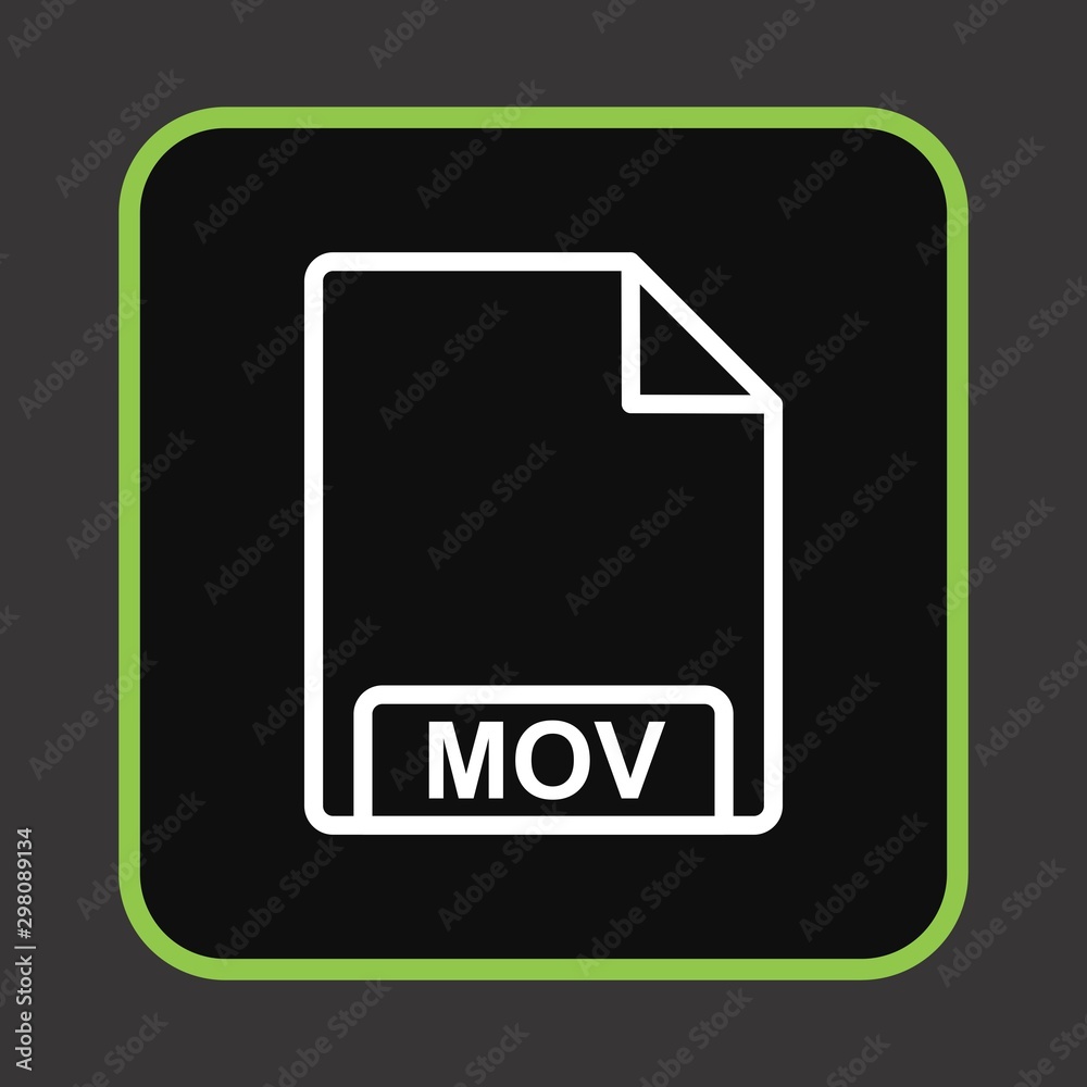 MOV Icon For Your Design,websites and projects. MOV Icon For Your Design,websites and projects.