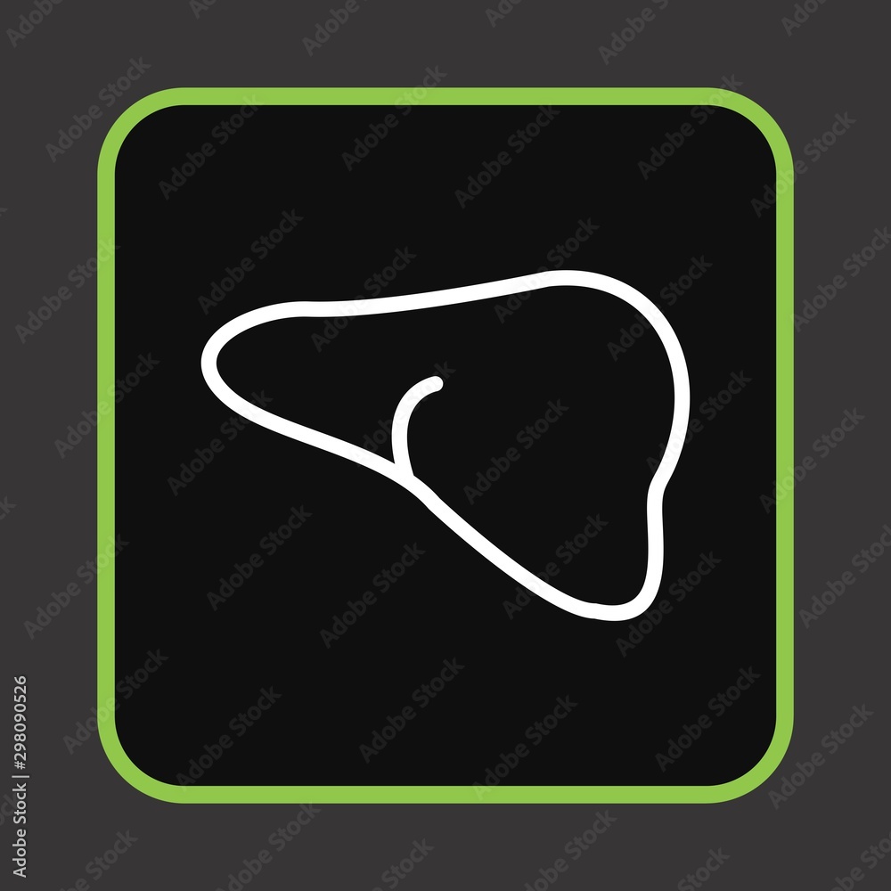 Liver Icon For Your Design,websites and projects. Liver Icon For Your Design,websites and projects.