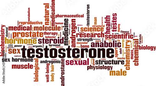 Testosterone word cloud