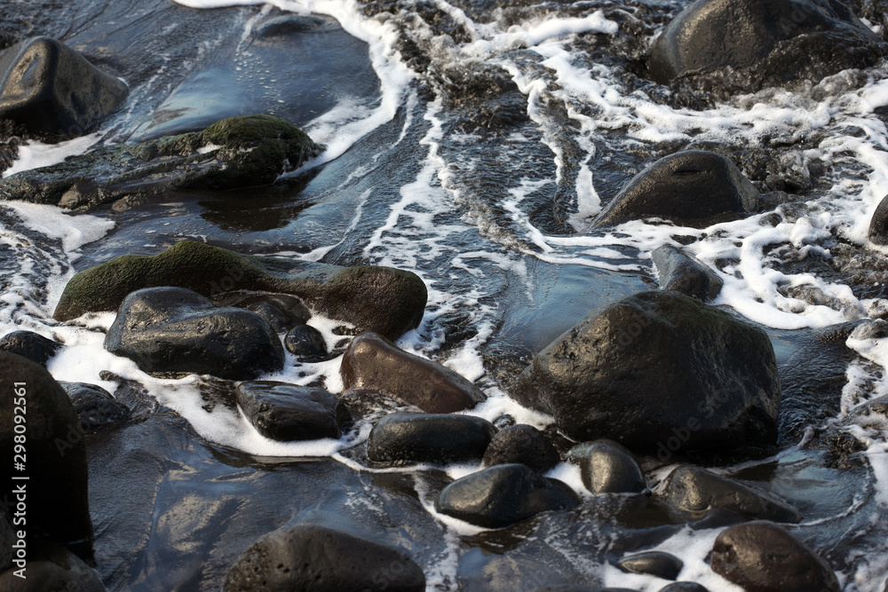 stones, water, mountain, spain, lagomera stones, water, mountain, spain, lagomera