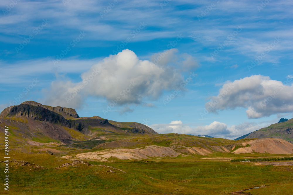Landscape and nature in Iceland