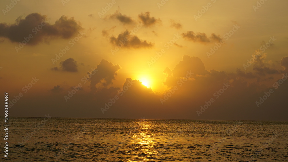 Naklejka premium Maledievensonne