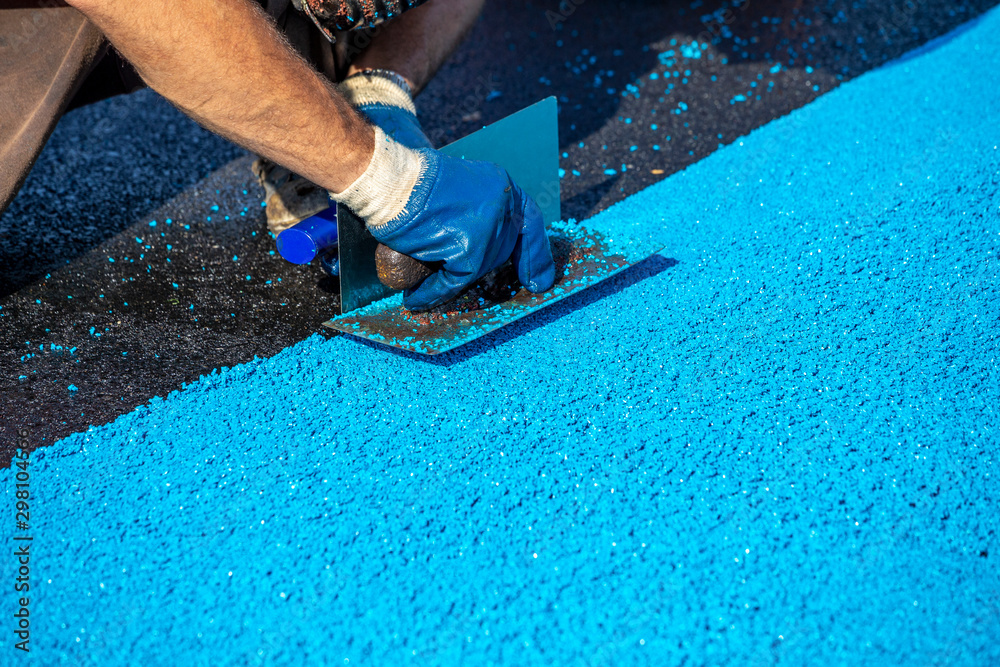 Mason leveling artificial rubber coating Mason leveling artificial rubber coating