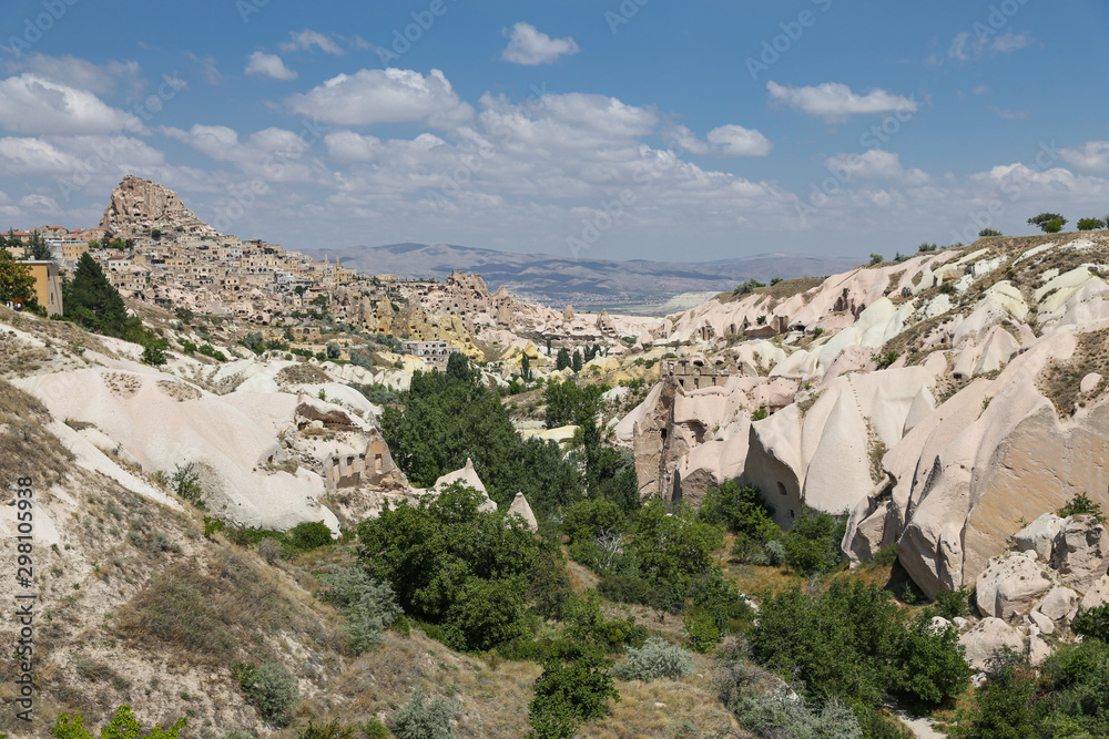 Fototapeta premium Uchisar Castle in Cappadocia, Nevsehir, Turkey