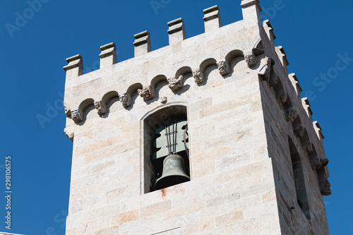 architectural detail of the Cathedral of St. Mary the Great, Viana do Castelo