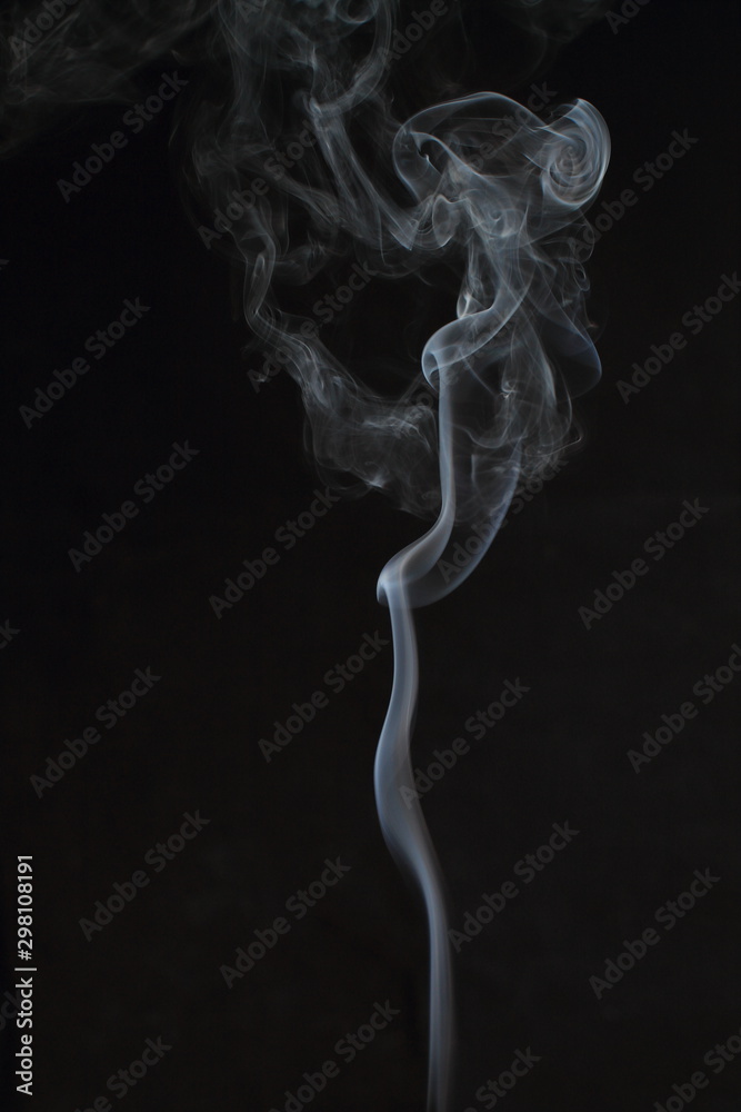 Abstract white smoke texture on black background Abstract white smoke texture on black background