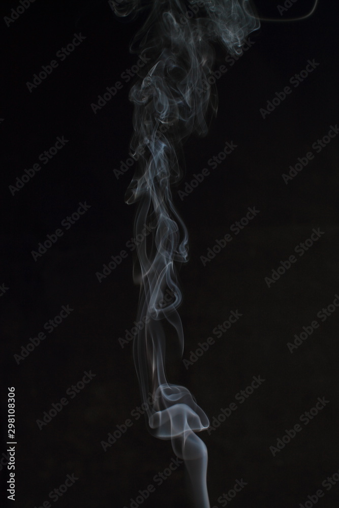 Abstract white smoke texture on black background Abstract white smoke texture on black background