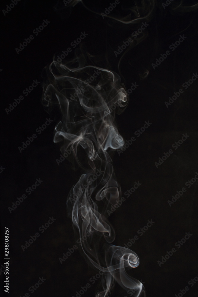 Abstract white smoke texture on black background Abstract white smoke texture on black background