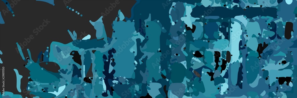 abstract modern art background with shapes and teal blue, very dark blue and sky blue colors abstract modern art background with shapes and teal blue, very dark blue and sky blue colors