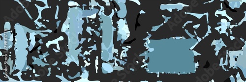 abstract modern art background with shapes and very dark blue, dark gray and powder blue colors