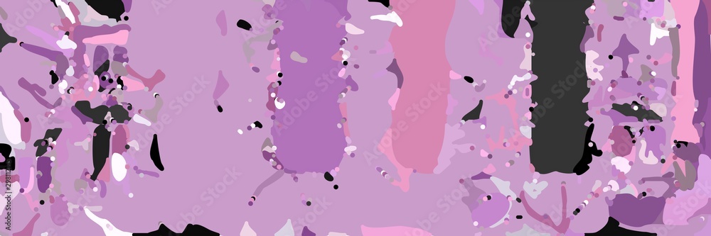 abstract modern art background with pastel violet, very dark blue and white smoke colors
