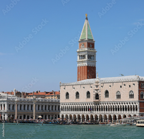 high bell tower in Venice called Campanile di San Marco © ChiccoDodiFC