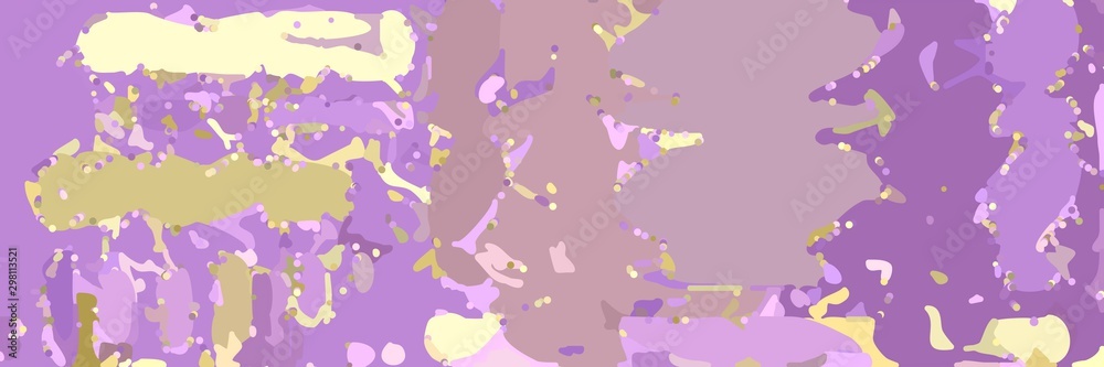 abstract modern art background with pastel violet, pastel purple and bisque colors