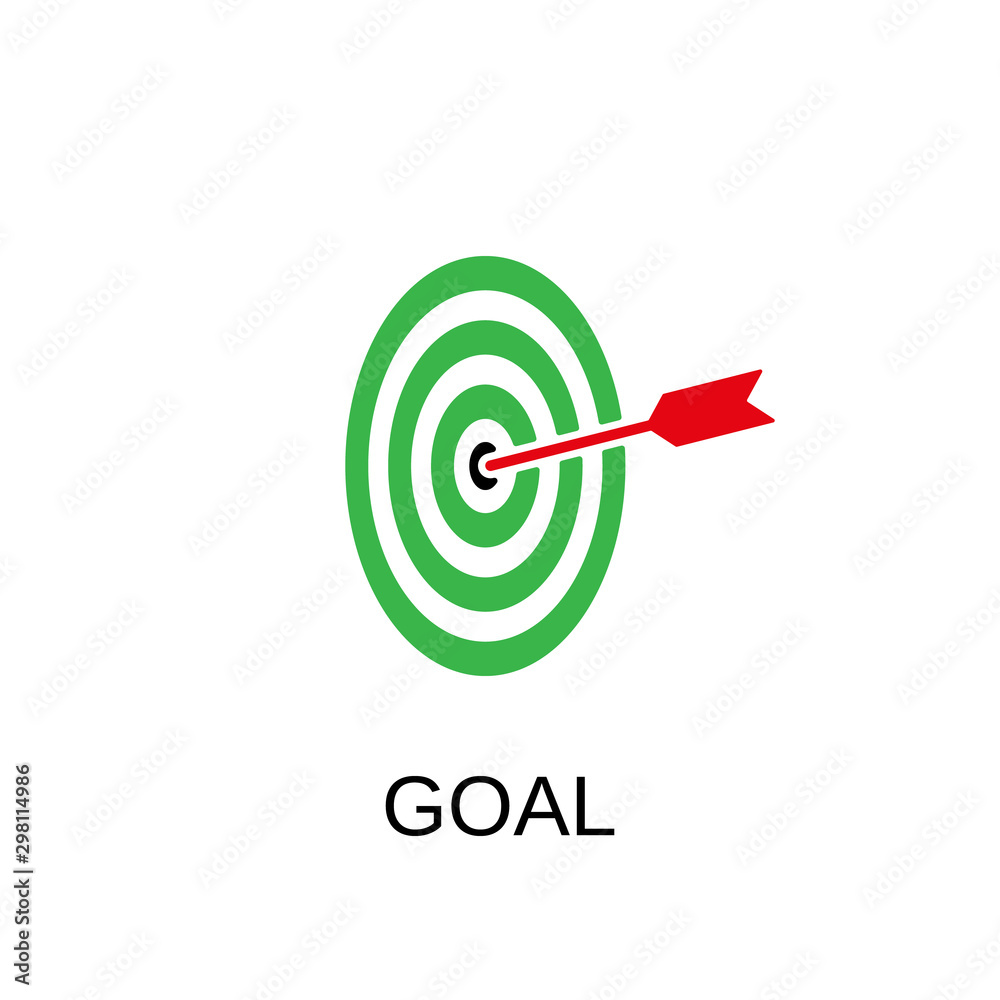Goal icon. Goal symbol design. Stock - Vector illustration can be used for web. Goal icon. Goal symbol design. Stock - Vector illustration can be used for web.