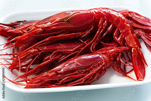Carabineros frescos.