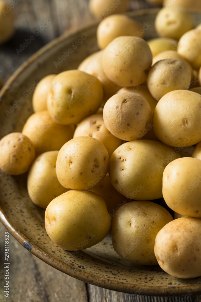 Organic White Baby Potatoes Organic White Baby Potatoes