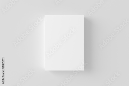 White Blank Product Box Mockup © Threedy Artist