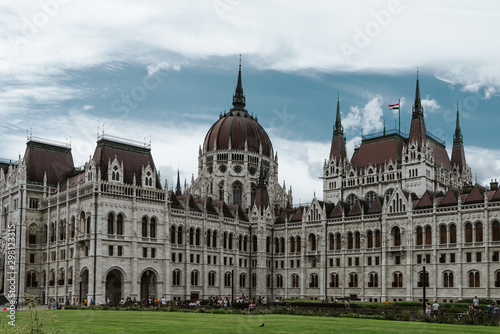 close up on Hungarian Parliament