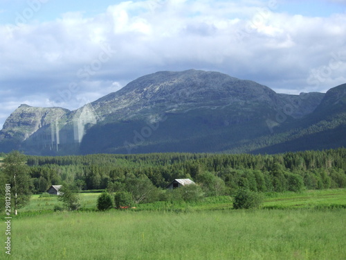 rocky panorama of the expanses of harsh Norway