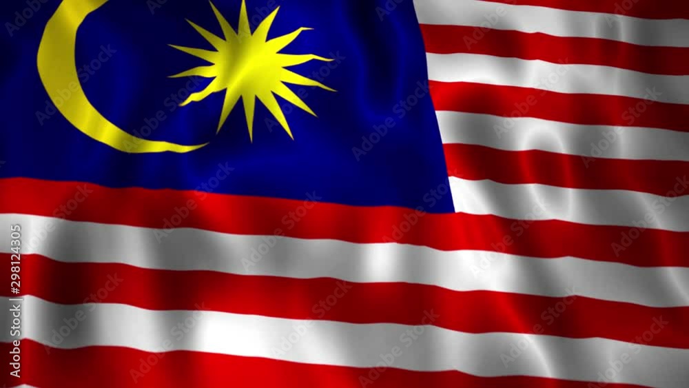 Full HD animation waving International flag Malaysia. Full HD animation waving International flag Malaysia.