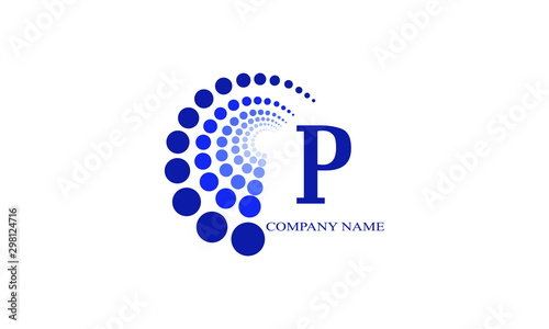 Nice monogram design for letter. The emblem fits well with the business style logo and brand of the company. Vector illustration