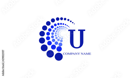 Nice monogram design for letter. The emblem fits well with the business style logo and brand of the company. Vector illustration