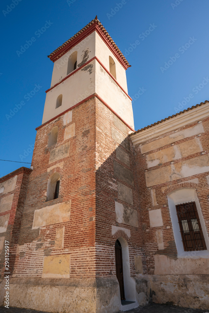 Pampaneira church in the Alpujarra
