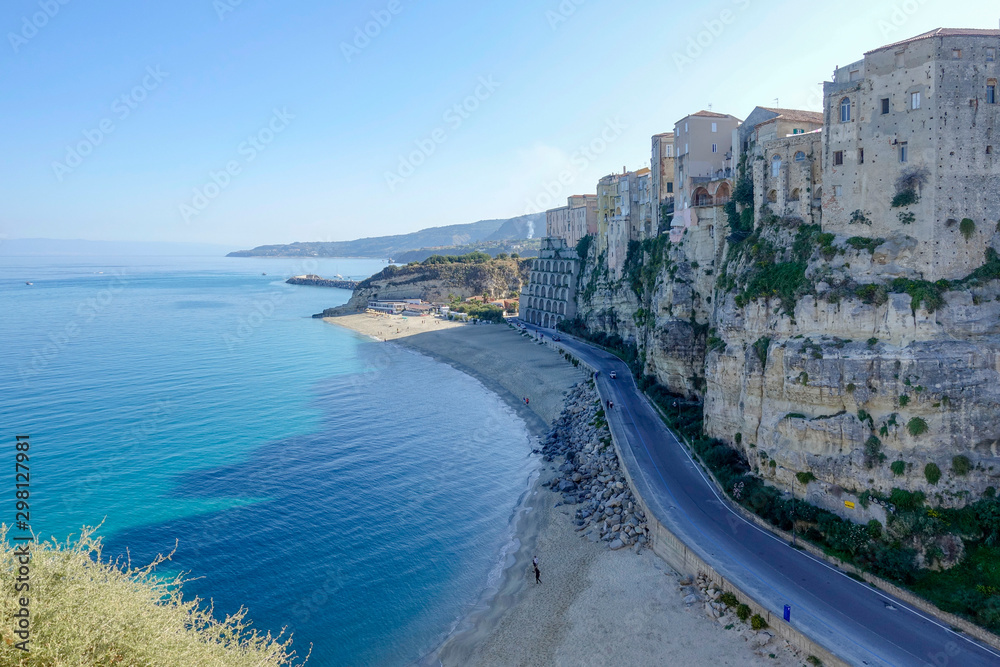 view of Tropea calabria italy