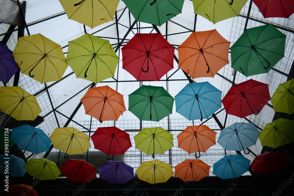pattern with umbrellas pattern with umbrellas