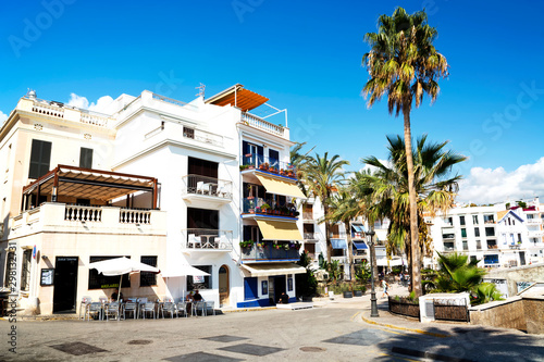 Apartment houses in Sitges ( Spain )