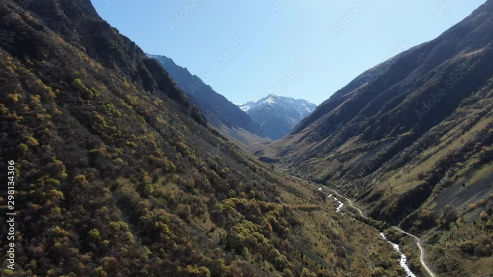 autumn mountains of the Caucasus. North Ossetia. Russia autumn mountains of the Caucasus. North Ossetia. Russia