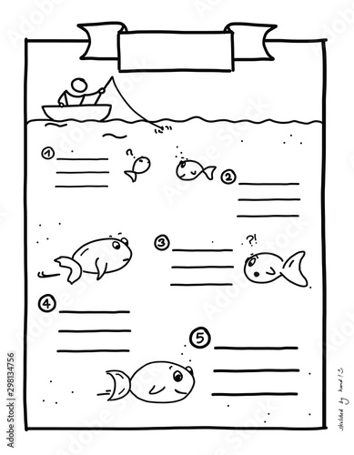 SketchNote Templates Doodles handsketched for your Buisiness Presentation