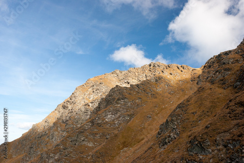 Mountain landscape in autumn colors