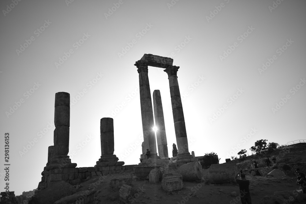 pillars of olf tample still standing