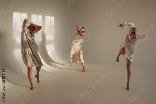 Women performing mad dance photo