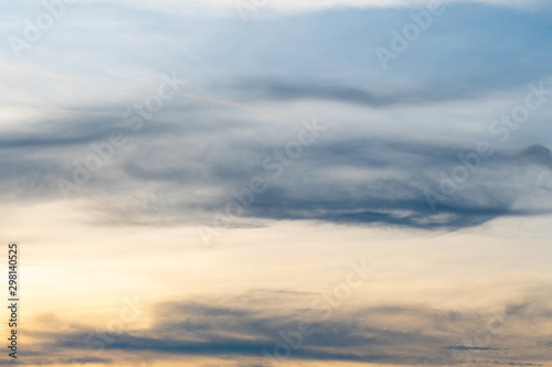 Cloudscape and sky in evening. © vachiraphan