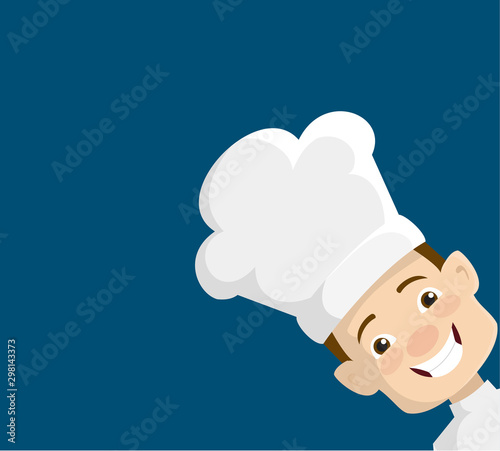 Chef - Empty Space with Head in Corner