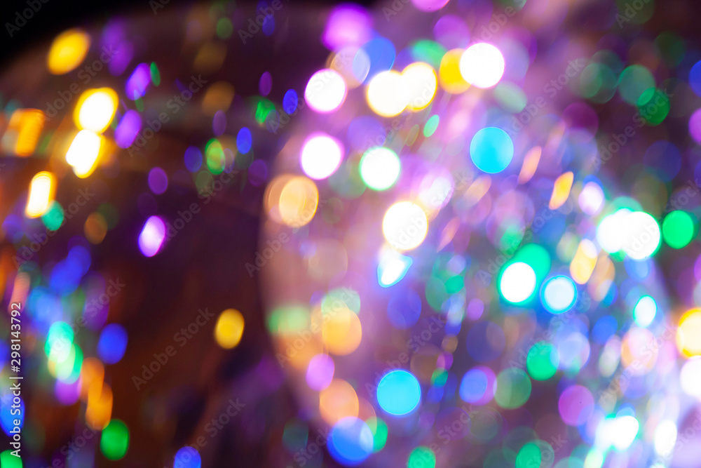 Colorful light bokeh abstract background