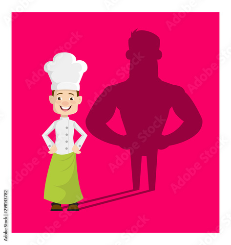 Chef - Standing in Positive Attitude