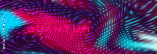 Vibrant futuristic neon silk fabric vector