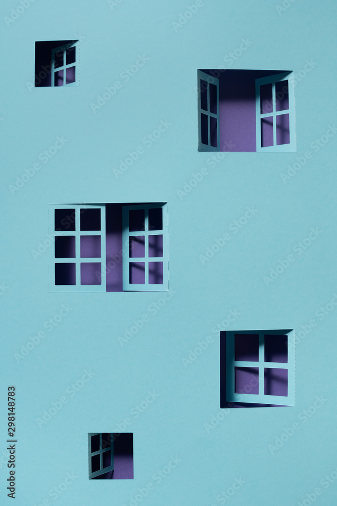 Building with open windows Building with open windows