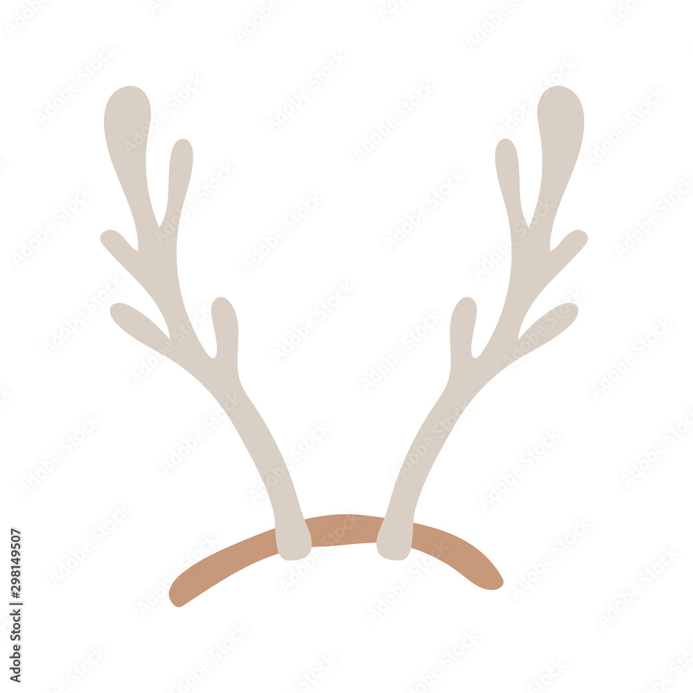 happy merry christmas deer horns happy merry christmas deer horns