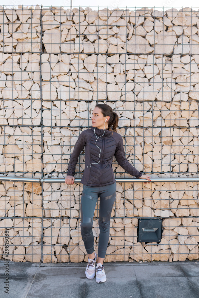 Portrait of sports woman Portrait of sports woman