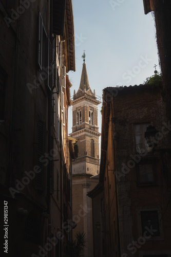 Tower Of The Church Santa Maria Della Pace In Rome